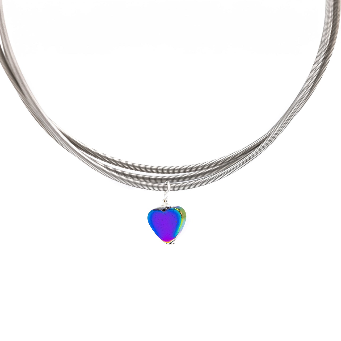 Exclusive Iridescent Heart Charm