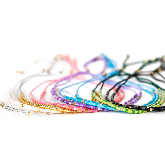 Beaded Friendship Bracelets all colors