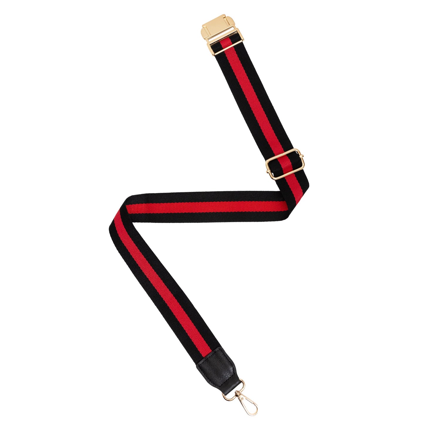 Black and Red Cross Body Strap