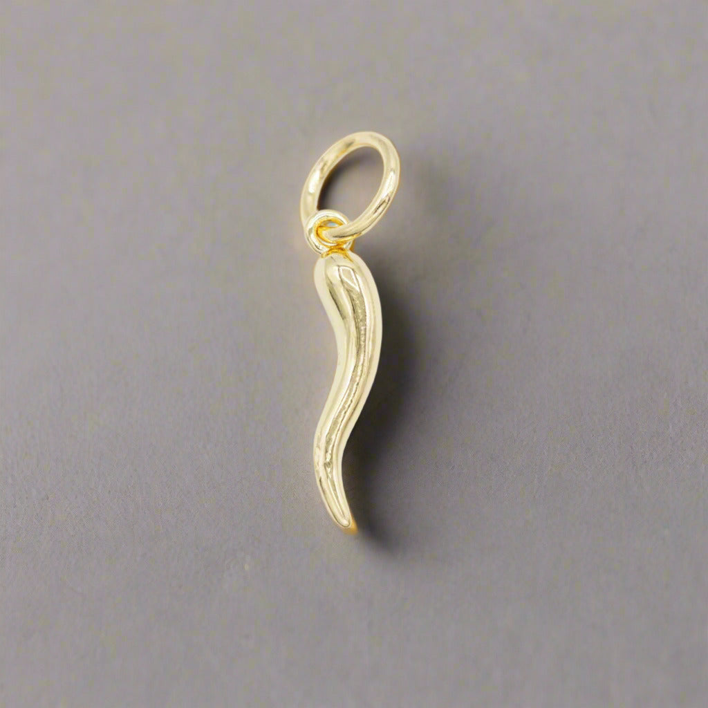 Gold Horn Charm