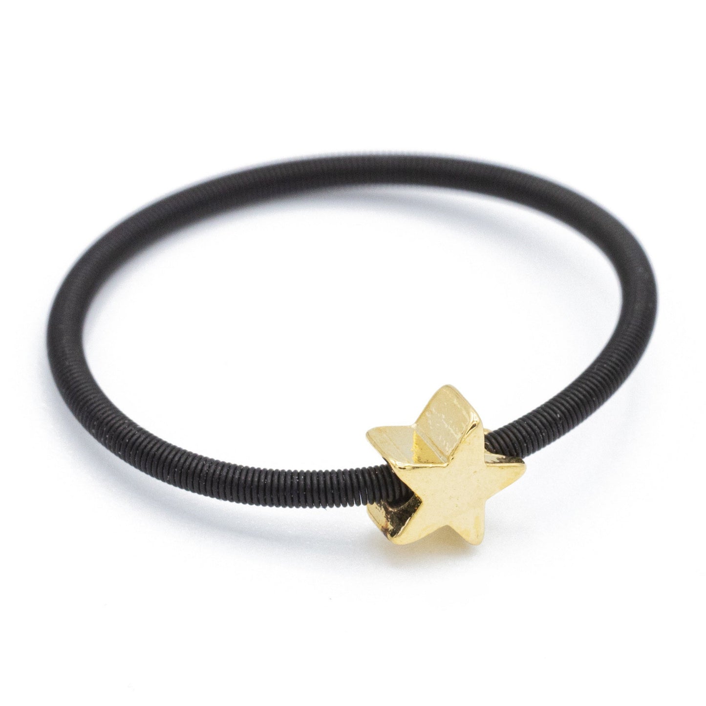 DIA Gold Star Charm Ring