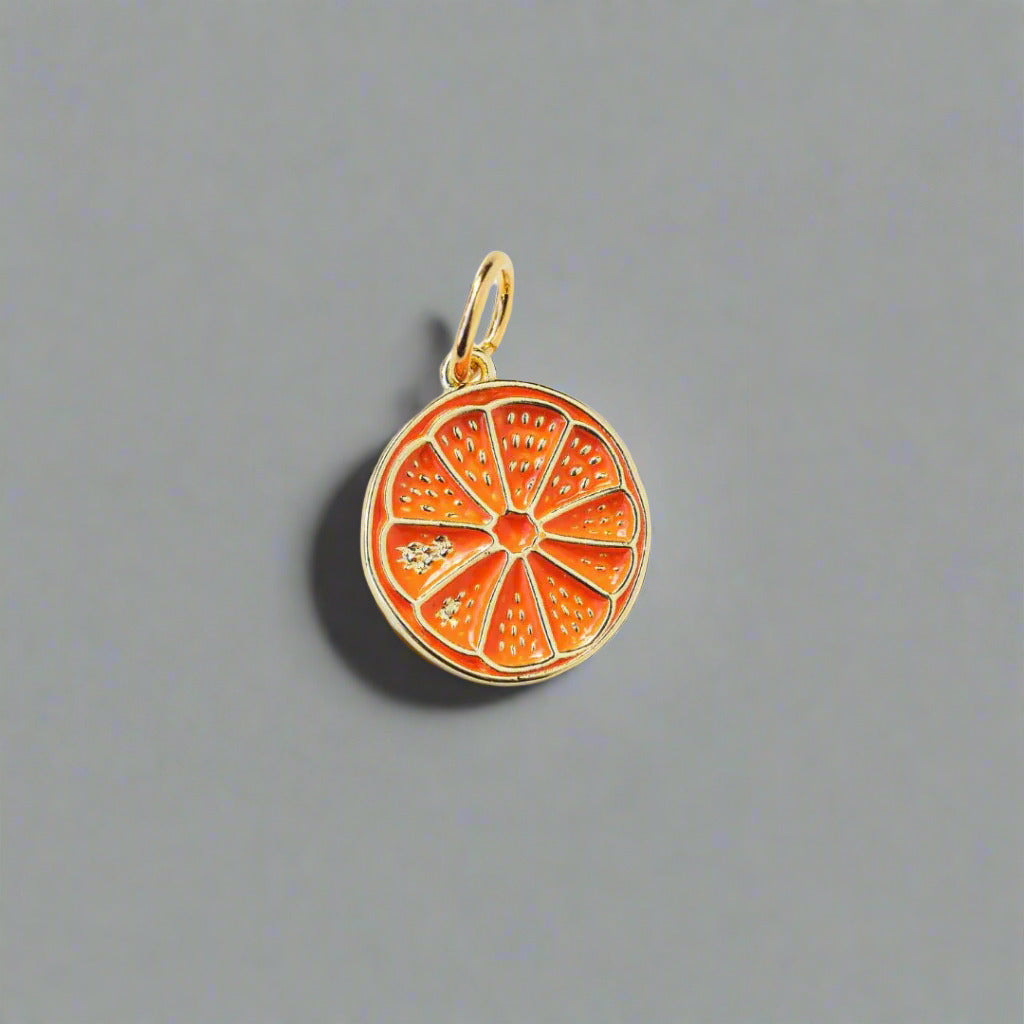 Orange Slice Charm