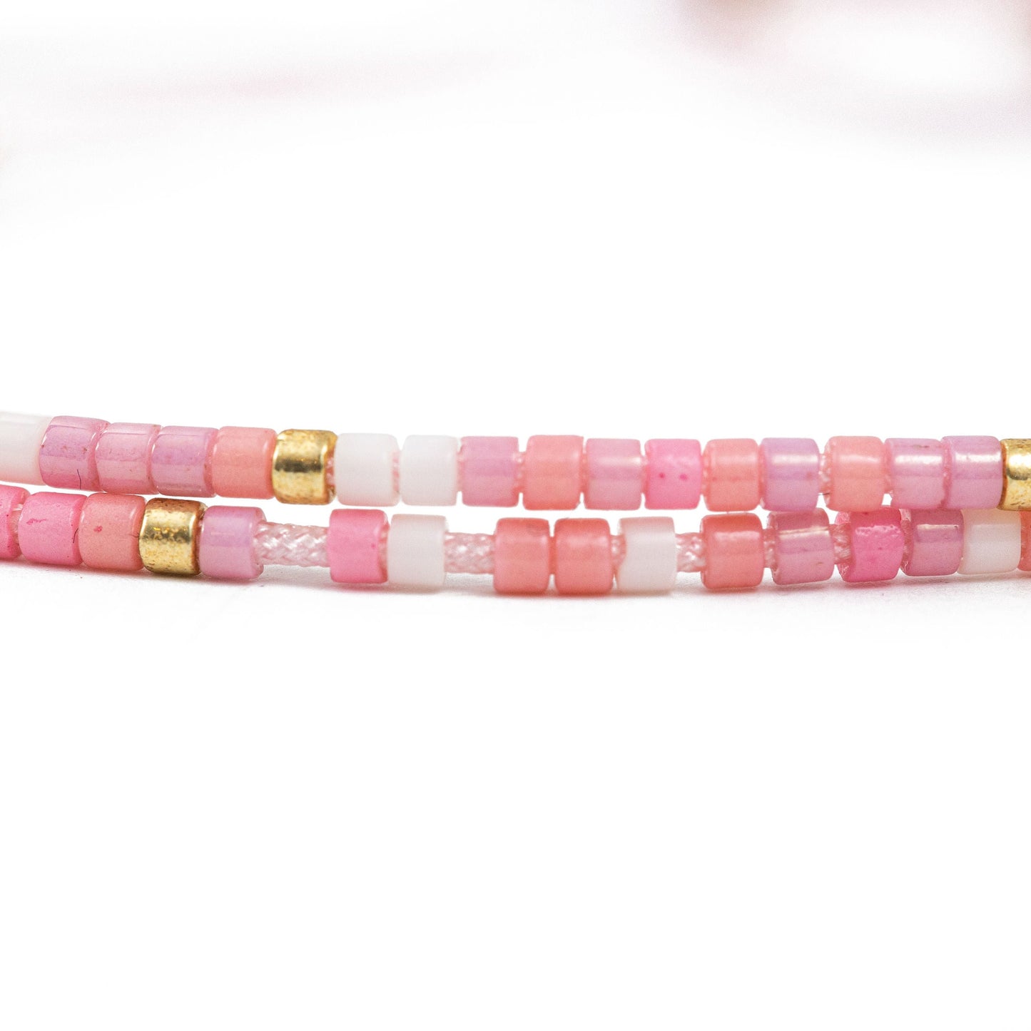 Pink Beaded Bracelet1