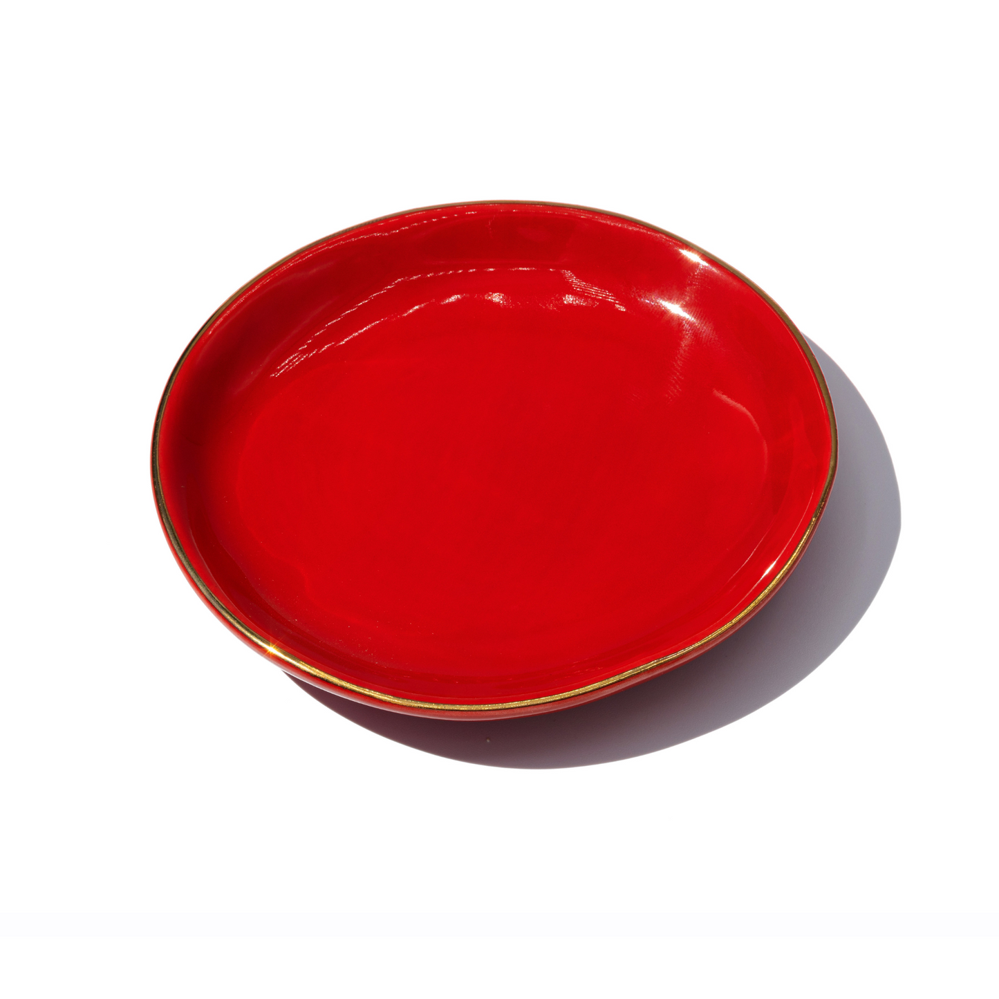 Red Jewelry Dish