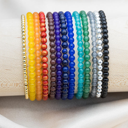 SEMI PRECIOUS STONE Beaded Bracelets