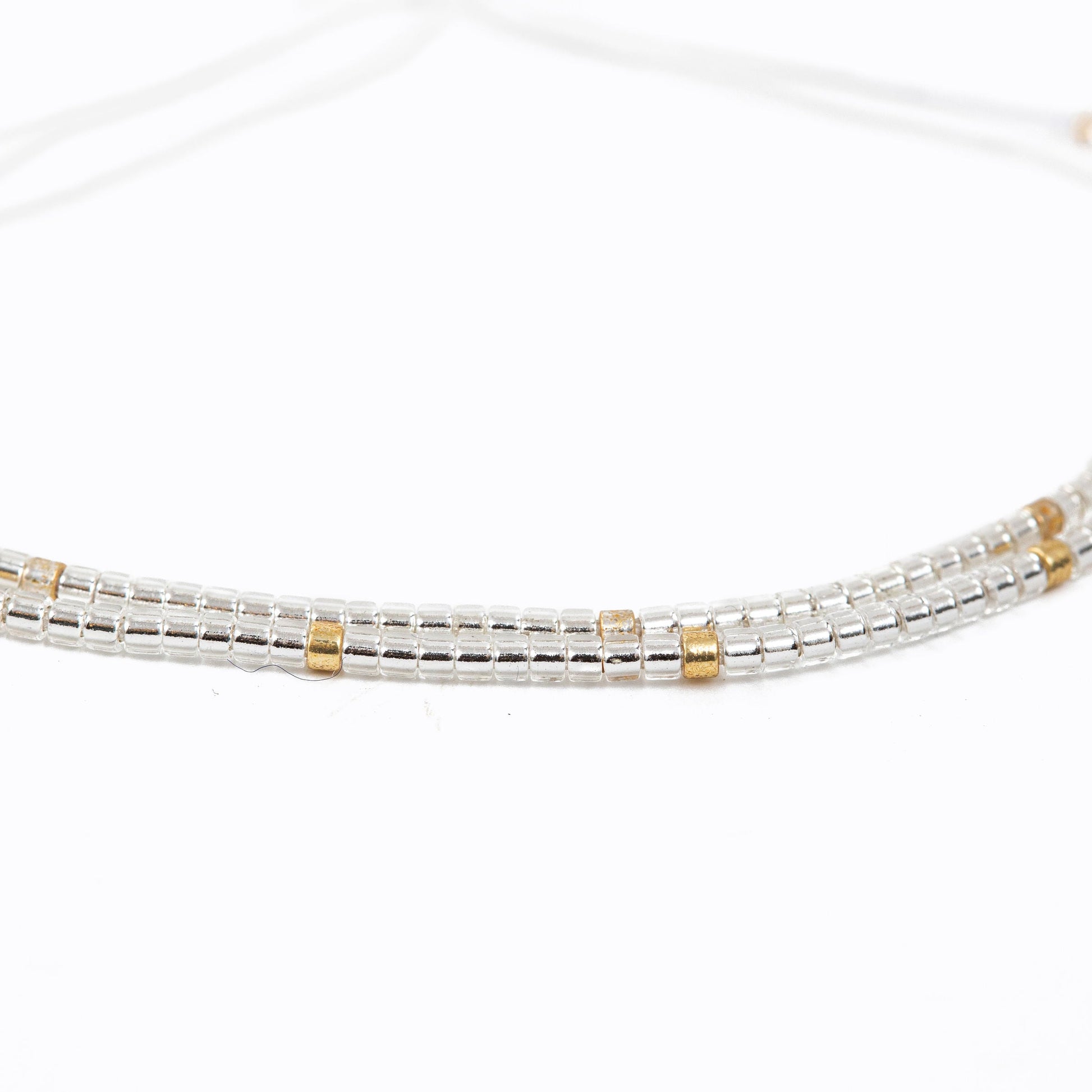 Silver Beaded Bracelet2
