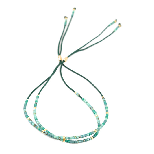 Turq Beaded Bracelet