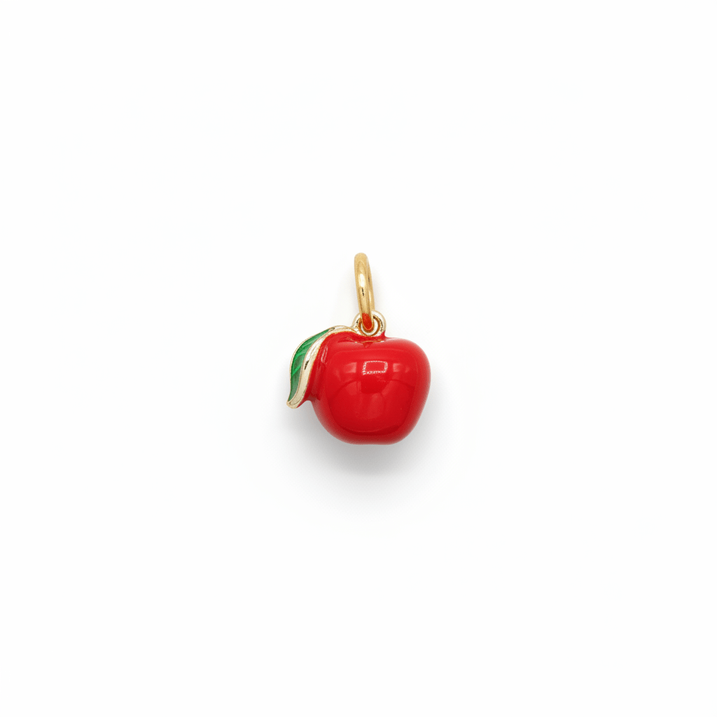 Enamel apple Charm - Emerson & Oliver - Necklace Charms