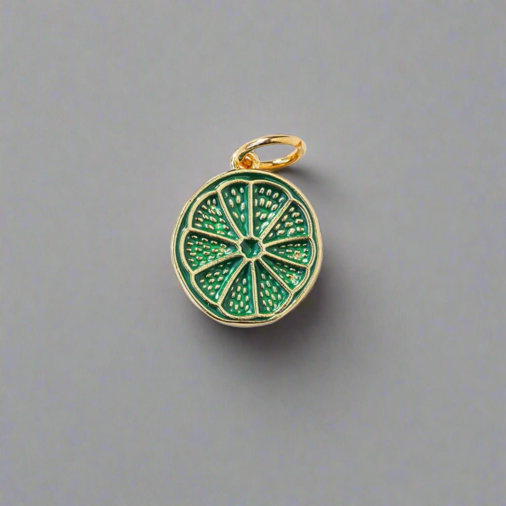 Enamel Fruit Slice Charm - Emerson & Oliver - Necklace Charm