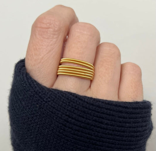 Stainless Steel DIA Rings - One Size - Emerson & OliverStainless Steel DIA Rings - Emerson & Oliver - Dia Rings