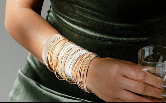 WARM Mixed Metals DIA Bracelets - Emerson & Oliver - Dia Metallics
