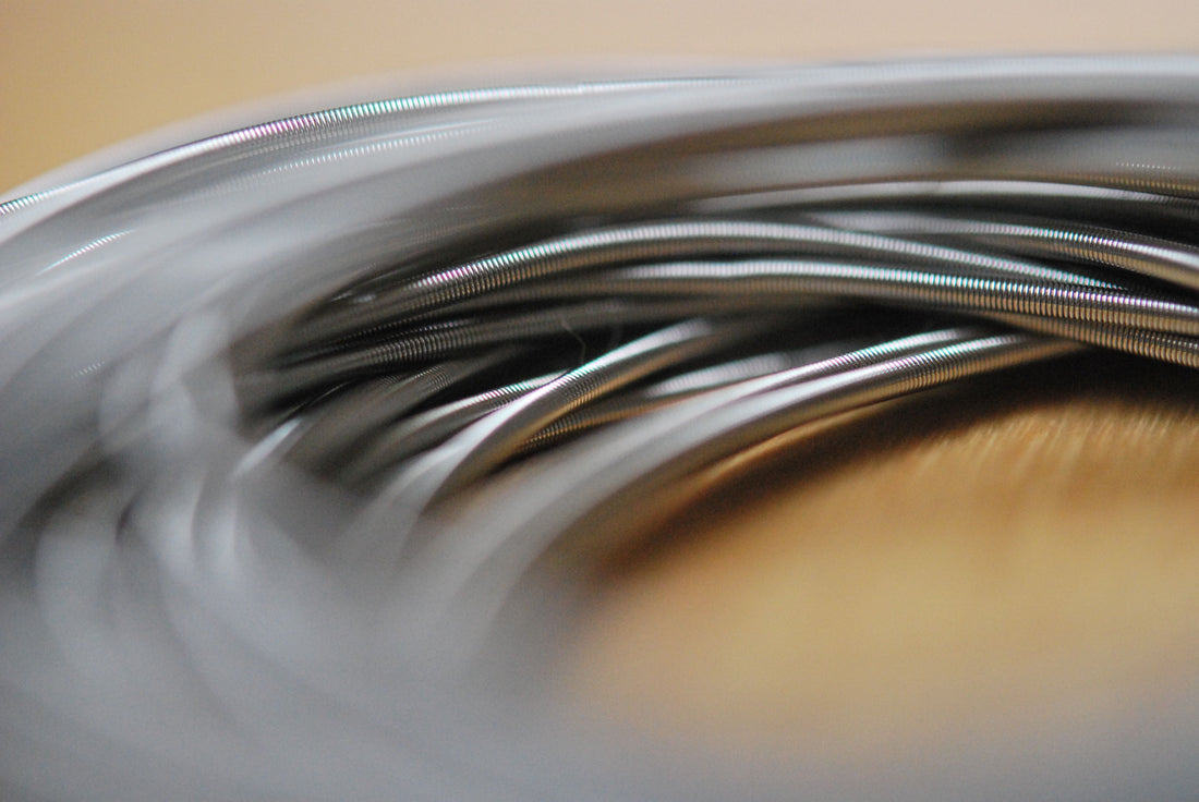 Close up image of Stainless Steel Spring Bracelets