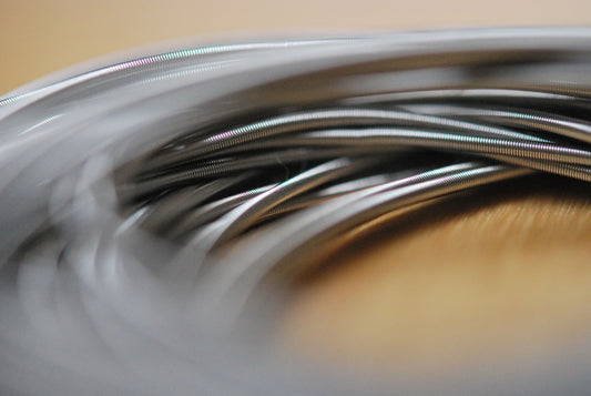 Close up image of Stainless Steel Spring Bracelets