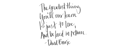Love & David Bowie