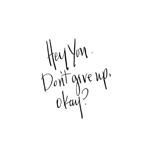 Hey you...