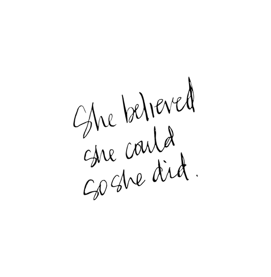 She believed she could... - Emerson & Oliver