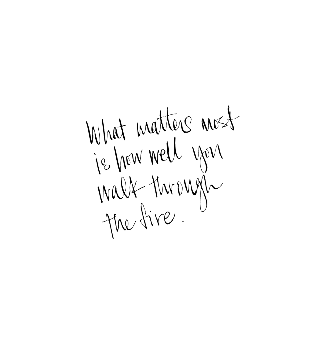 Walking through fire. - Emerson & Oliver