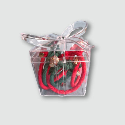 Festive Gift Knotty Girl Hair Ties - Set of 10