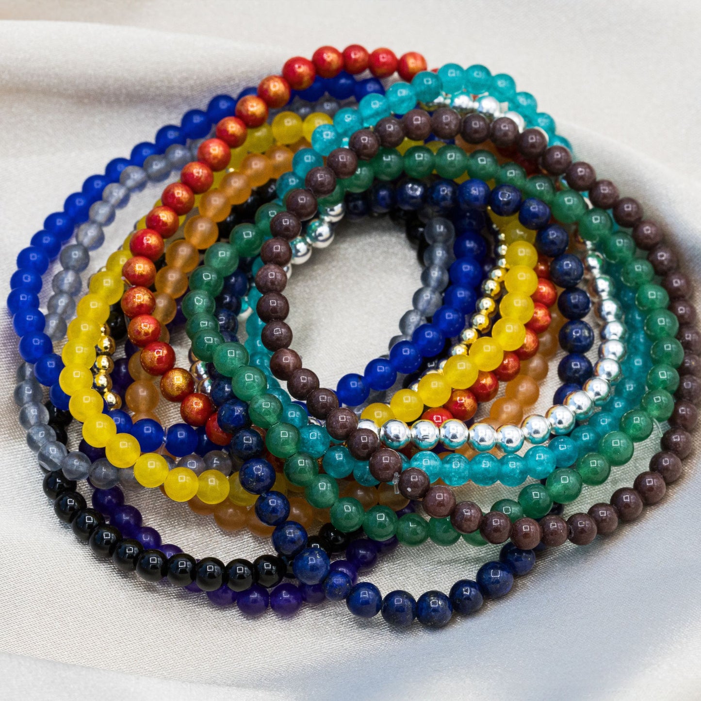 Beaded Bracelets Semi-Precious Stones