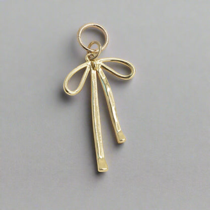 GOLD BOW CHARM