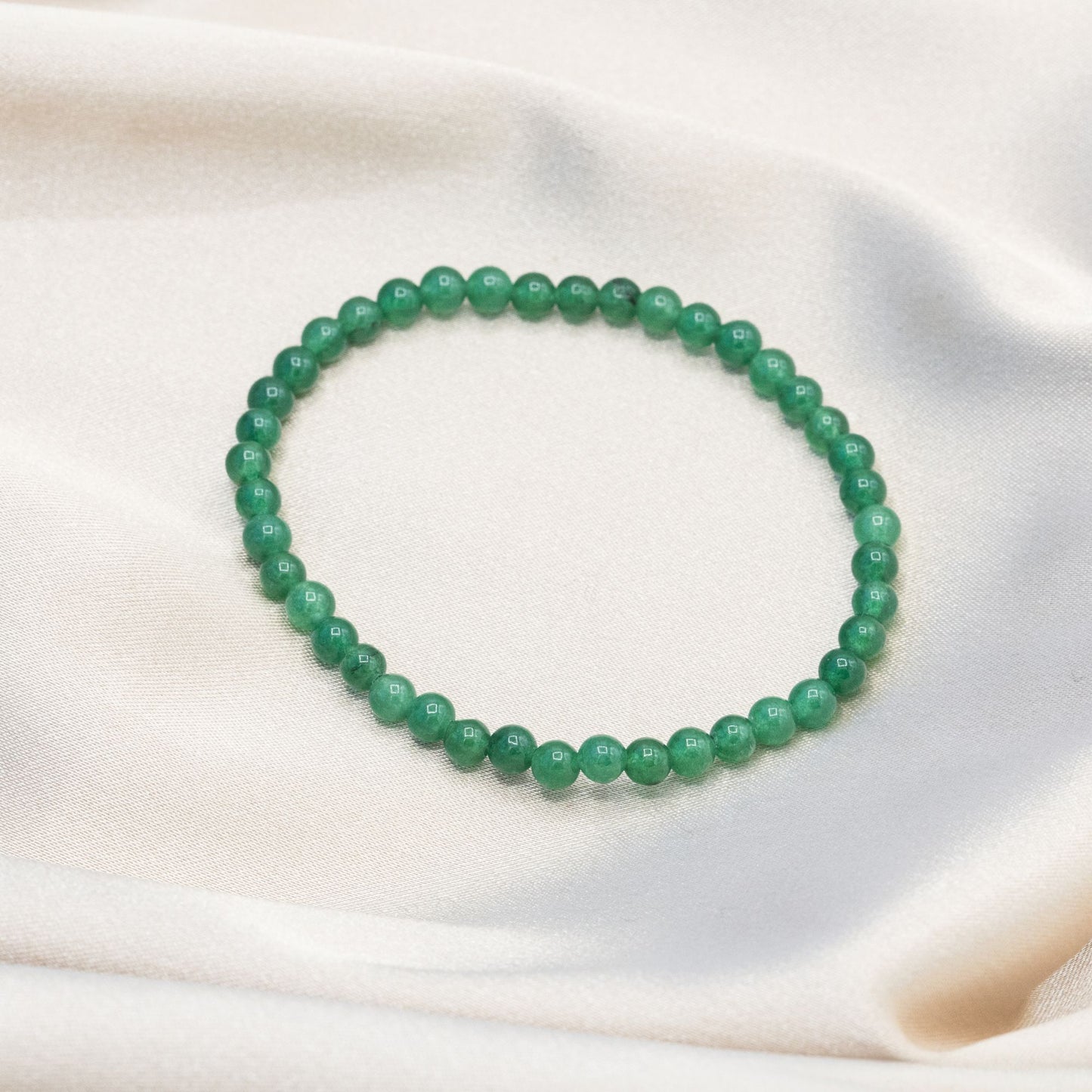 Candy Teal Jade Beaded Bracelet