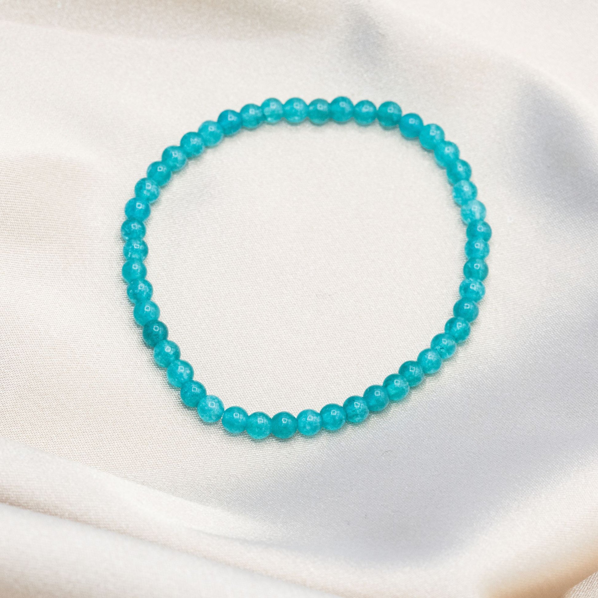Candy Teal Jade Bracelet Beaded 