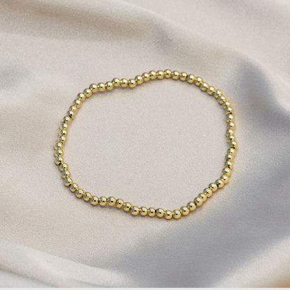 Gold Beaded Bracelet