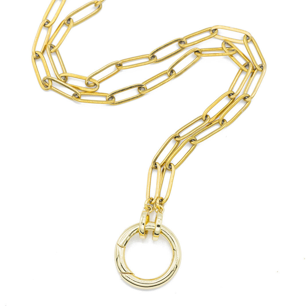 Gold Charm Necklace Chain