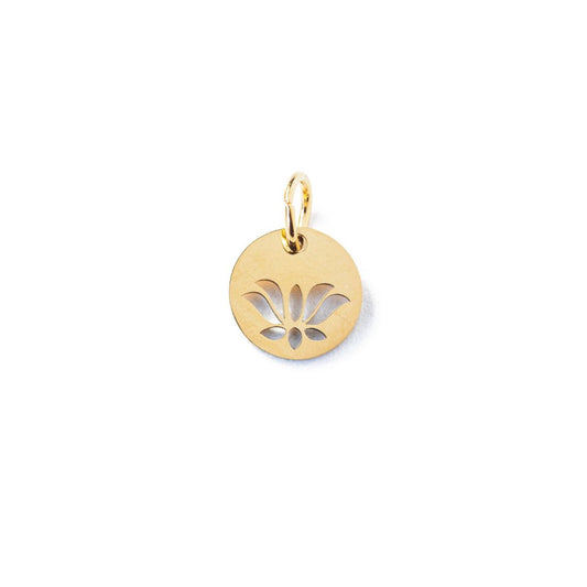 Gold Lotus Charm