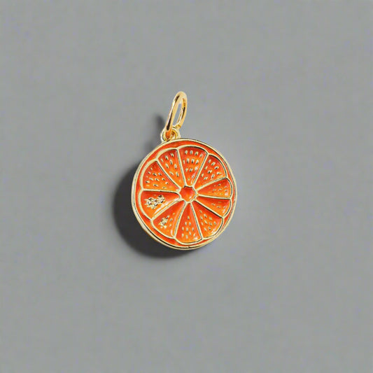 Orange Slice Charm
