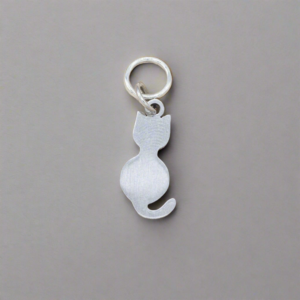 SILVER CAT CHARM