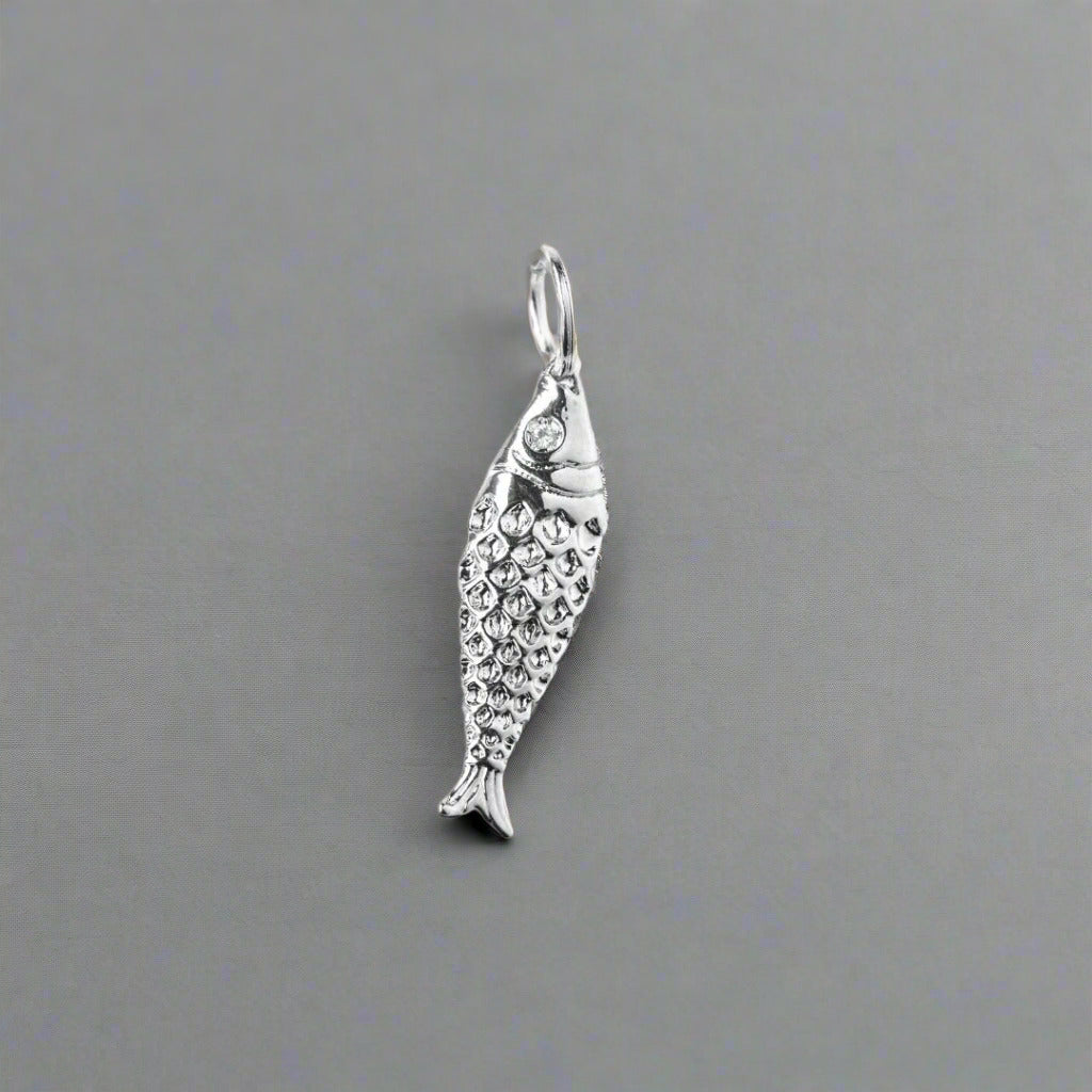 Silver Fish Charm