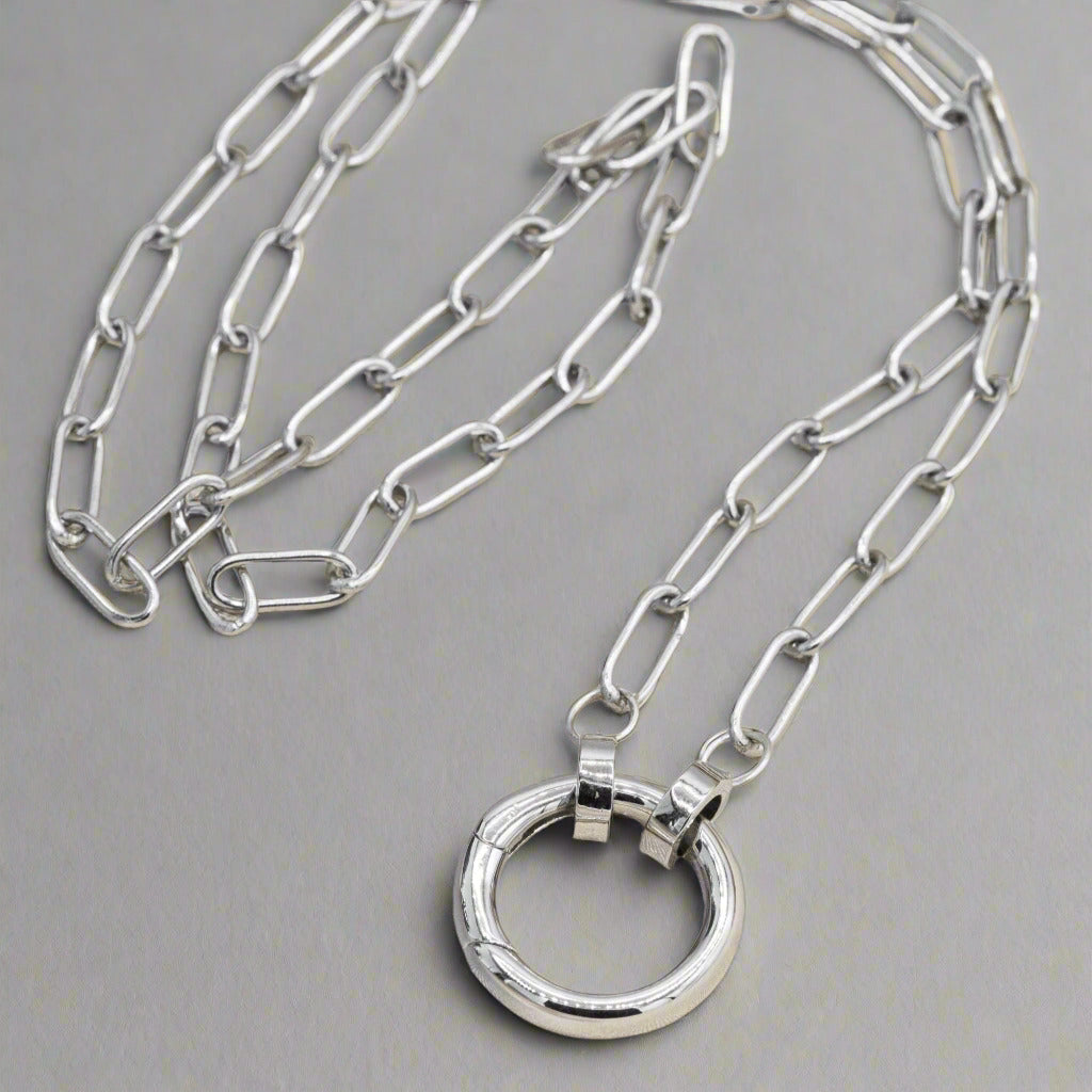 Stainless Steel Charm Necklace Chain