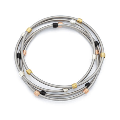 Stainless Steel mixed beaded DIA