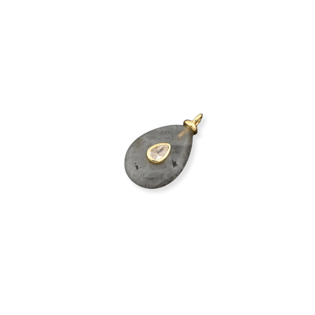 Stone drop pendant charm - Emerson & Oliver - Necklace Charm