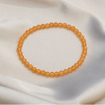 Yellow Jade Beaded Bracelet
