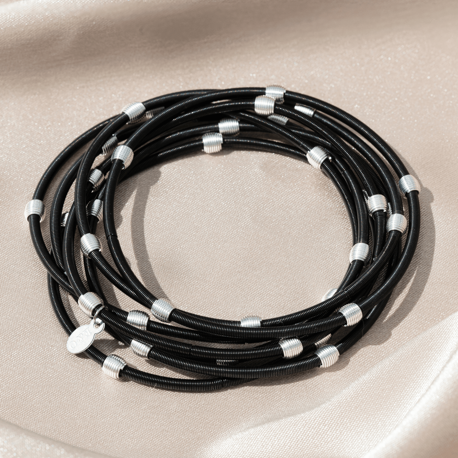 Beaded DIA Bracelets — Gold or Black Base - Emerson & Oliver - Dia Metallics