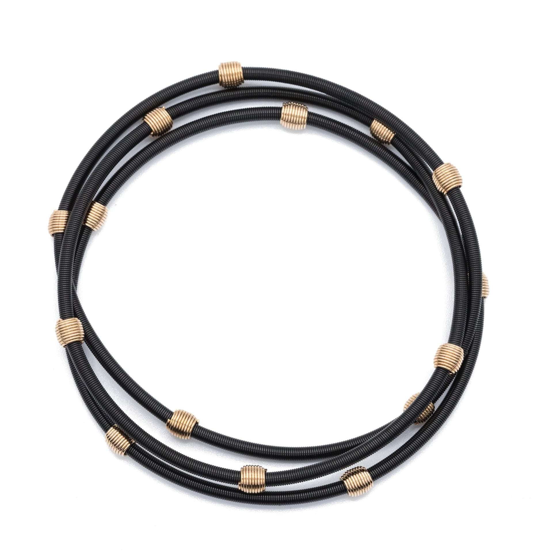 Beaded DIA Bracelets — Gold or Black Base - Emerson & Oliver - Dia Metallics