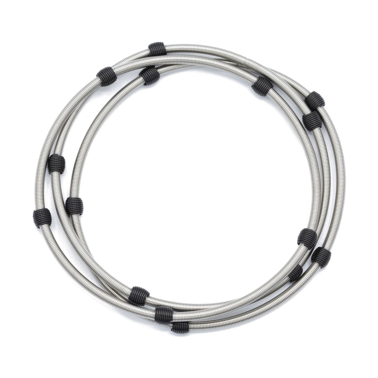 Beaded DIA Bracelets — Silver or Stainless Steel Base - Emerson & Oliver - Dia Metallics
