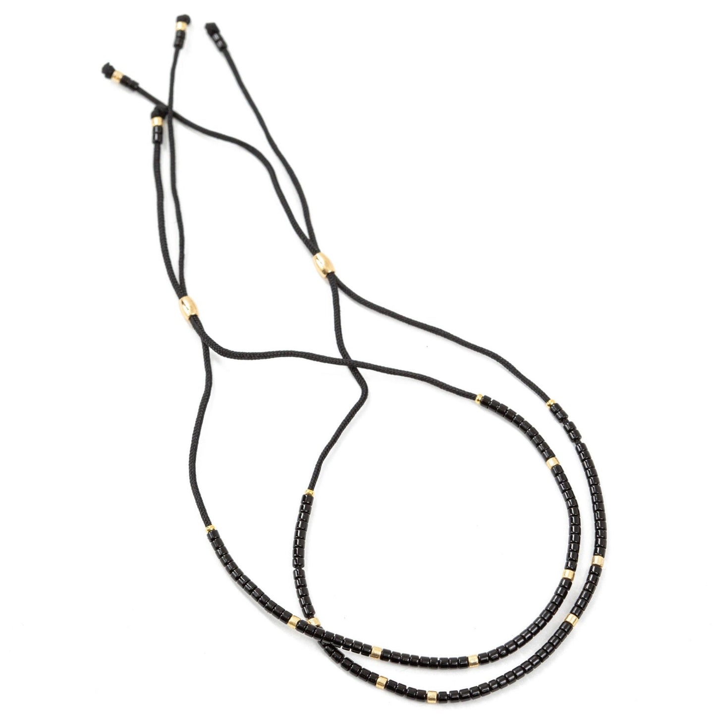 Black Beaded Friendship Bracelets - Emerson & Oliver - Friendship Bracelets