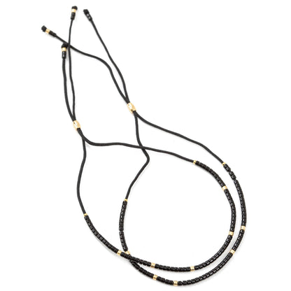 Black Beaded Friendship Bracelets - Emerson & Oliver - Friendship Bracelets
