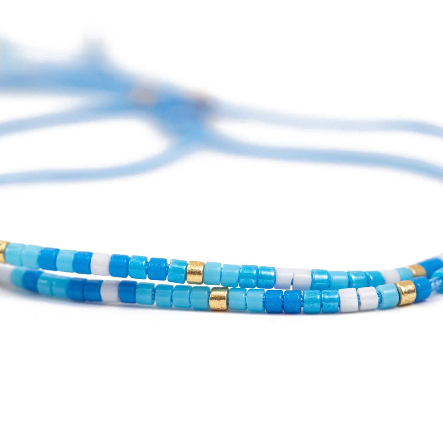 Blue Beaded Friendship Bracelets - Emerson & Oliver - Friendship Bracelets