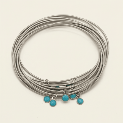 Colored Enamel Disc Charm Set - Emerson & Oliver - Dia Charms