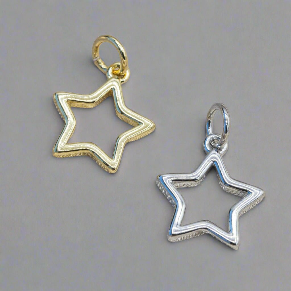 Cut Out Star Necklace Charm - Emerson & Oliver - Necklace