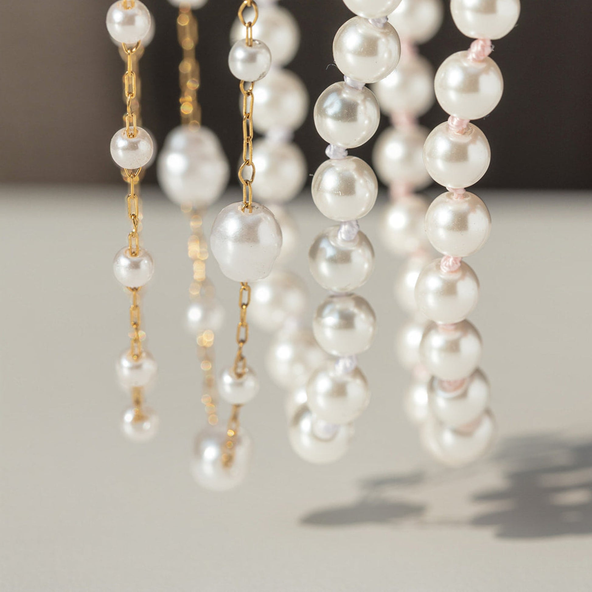 Delicate Pearl Necklace - Emerson & Oliver - Necklace