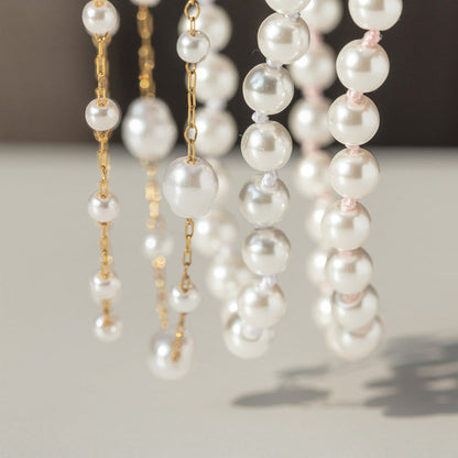 Delicate Pearl Necklace - Emerson & Oliver - Necklace