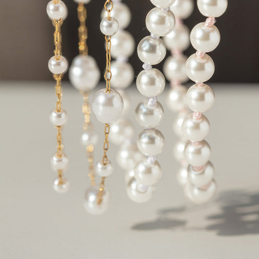 Delicate Pearl Necklace - Emerson & Oliver - Necklace