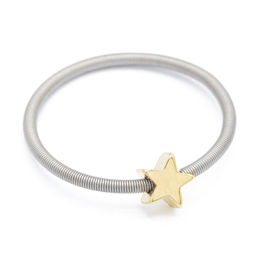 DIA Gold Star Charm Ring - Emerson & Oliver - Dia Rings