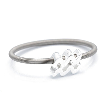 DIA Zodiac Charm Ring - Emerson & Oliver - Dia Rings