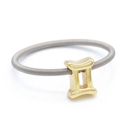 DIA Zodiac Charm Ring - Emerson & Oliver - Dia Rings